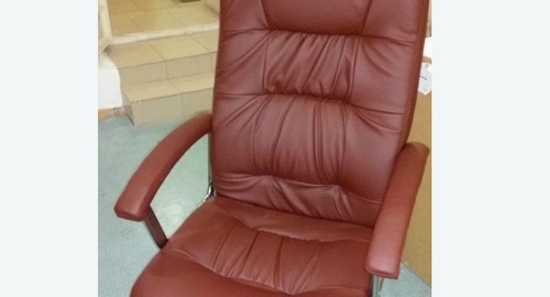 Обтяжка офисного кресла. Бунинская аллея